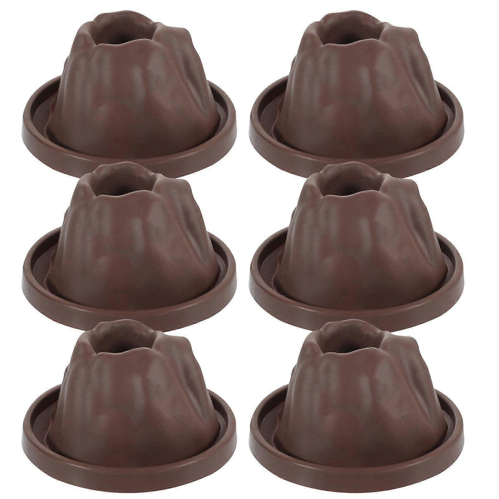 Volcano Science Prop for Learning and Experiment 6Pcs Plastic Units