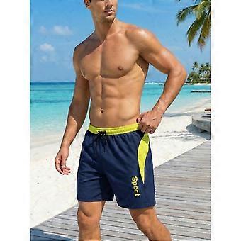 Mens Quick-Dry Board Shorts With Double-Layer Lining Swimming Pool Beach Resort Water Sports
