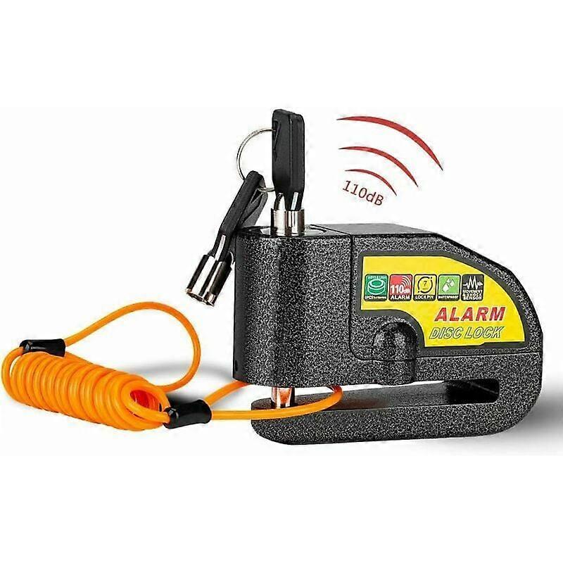 Motorcycle Disc Brake Lock Waterproof Alarm Security