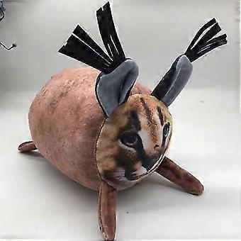 Caracal Plush Toy 20cm Soft Plush Surface PP Cotton Filled for Nap Pillow Home Party Decoration