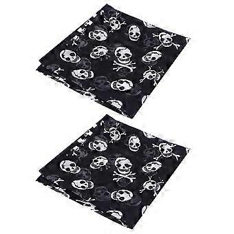 Halloween Scarf Red Chiffon Scarf for Decor 4Pcs Stylish Printed Scarves