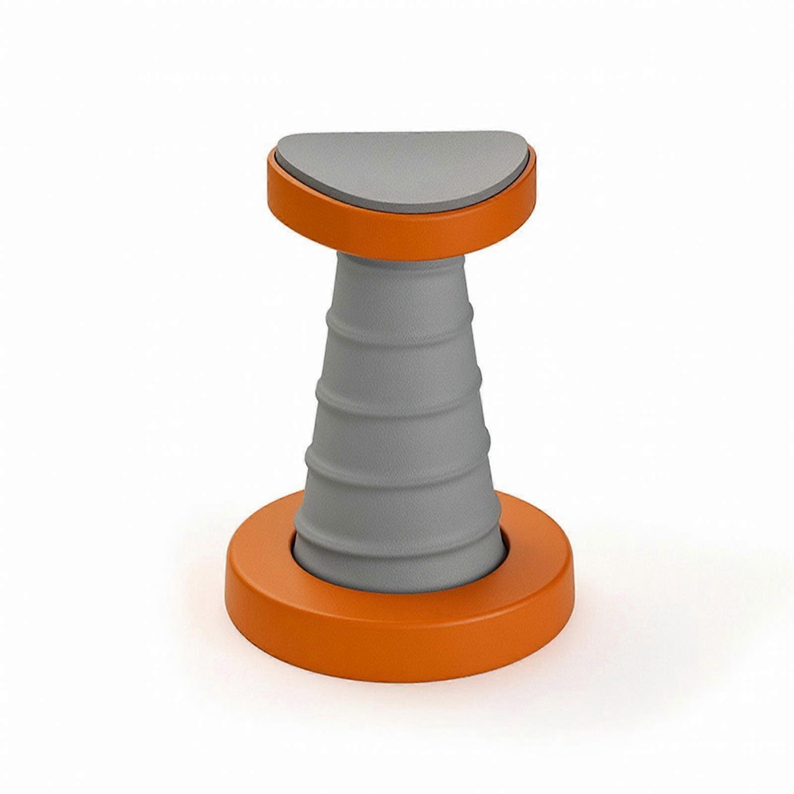 Compact Chest Press Assist | Stable Circular Base, Ribbed Support Column,