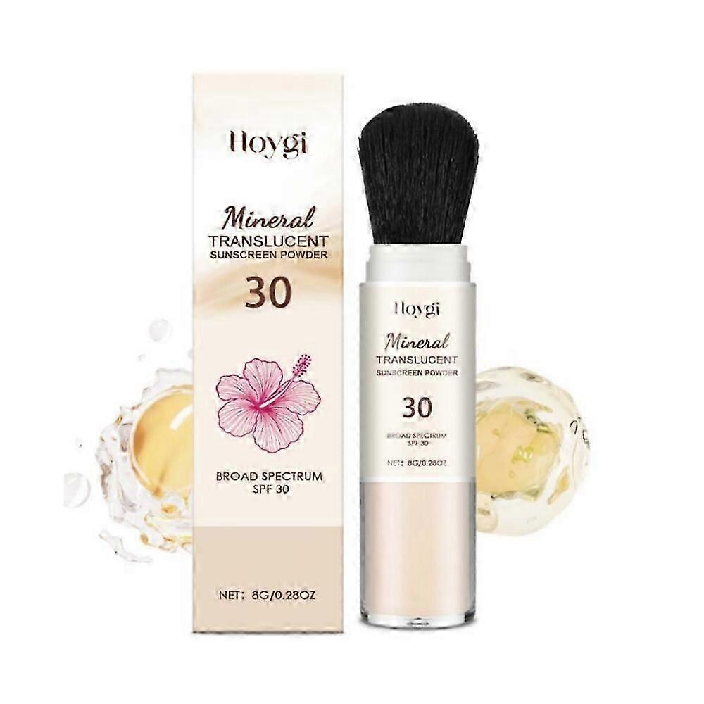 Mineral Translucent Sunscreen Powder with Brush SPF30