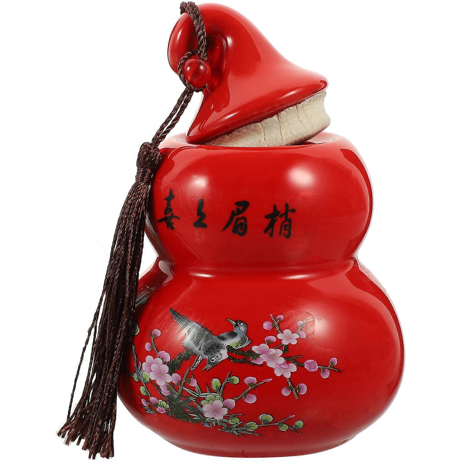 Household Ceramic Tea Container for Storage with Lid
