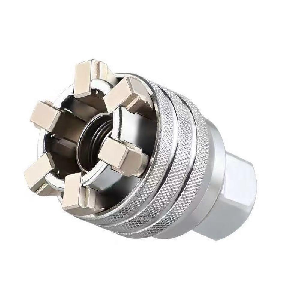 Multi-Function Universal Socket Wrench Tool - 10mm-19mm Adjustable Socket for 3/8" Drive Ratchet, Torque Wrench and Power Drill