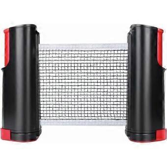 Retractable Table Tennis Net with Stand for Ping Pong Table, Desk, Kitchen or Dining Table