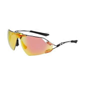 Nike ZEUS EDGE E EV24031 891 Semi Rimless Total Orange Unisex Wraparound Sunglasses UV2 Original