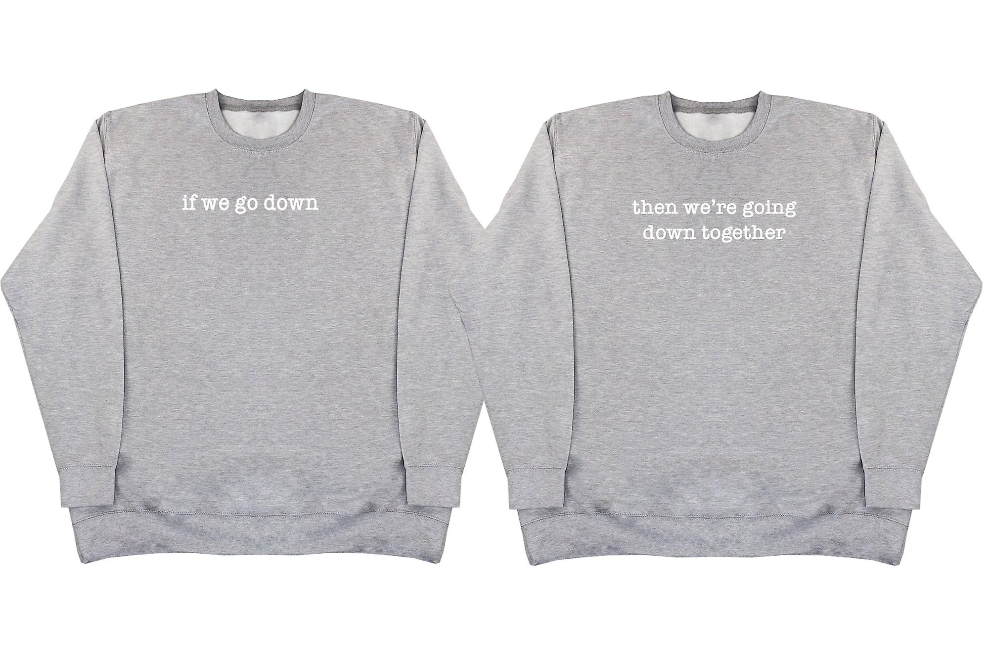 Going Down Together Matching Set - Besties - Oversized Comfy Sweaters