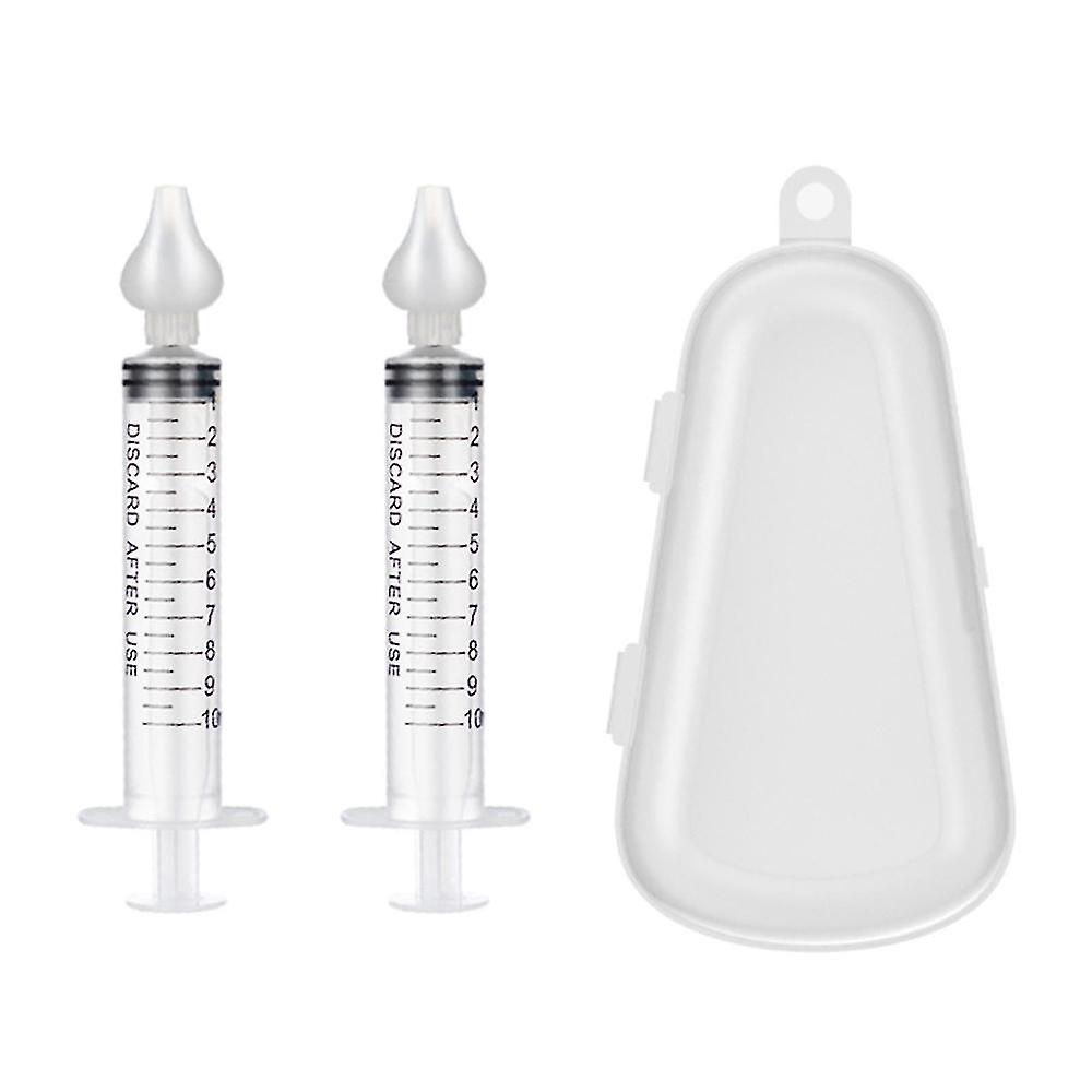 Baby Nasal Syringe, Baby Nose Syringe With Graduation 10-20ml With Cleanable And Reusable Silicone Nasal Suction Tip
