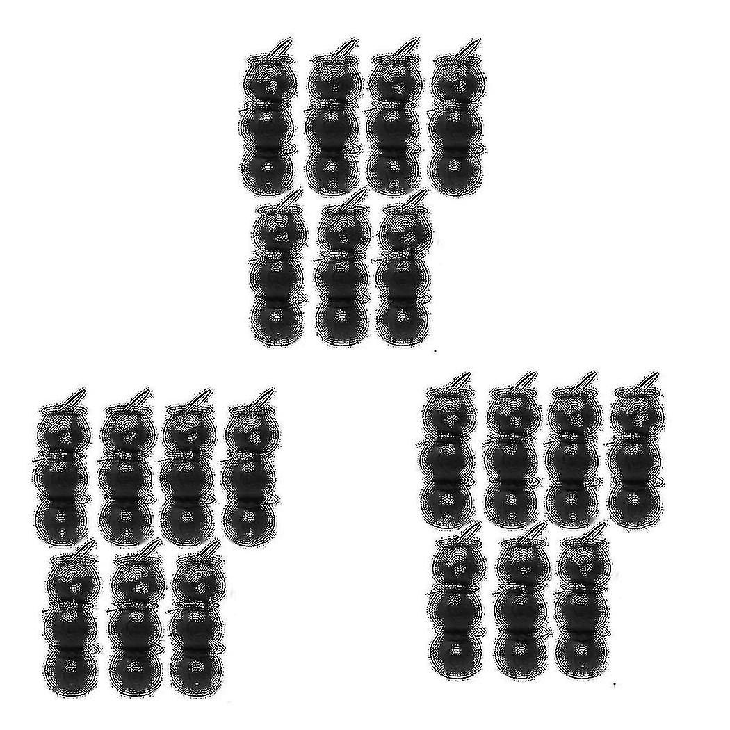 72 Pack Plastic Black Witch Candy Bowls Cauldrons,pot With Handle ,for Halloween, Easter, St Patric