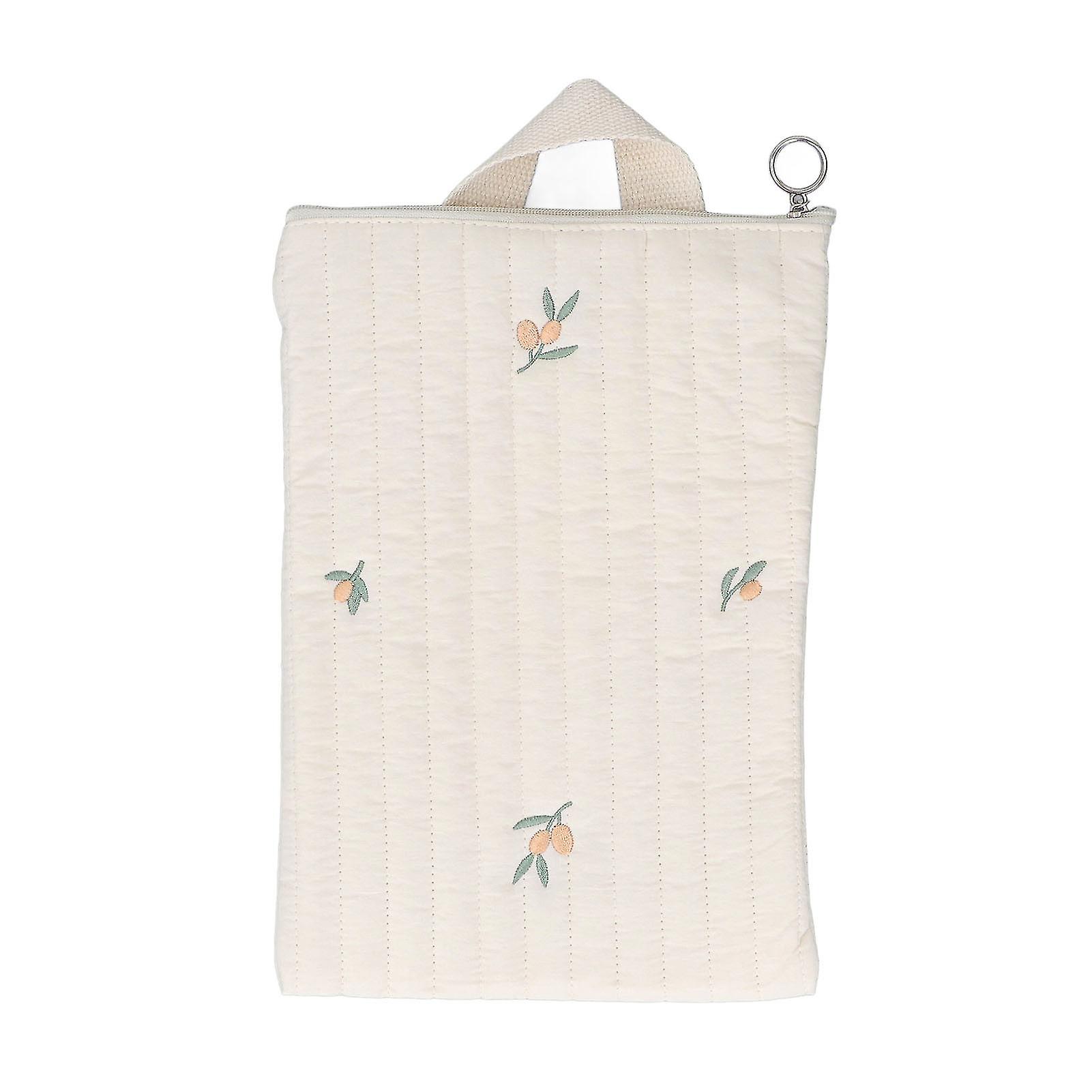 Sac de transport pour biberon de lait pour bébé, brodé, mignon, fermeture éclair, grande capacité, portable, motif olive