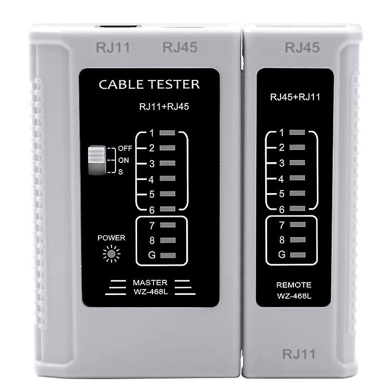 Network Cable Tester Telephone Cable Checker Wire Line Finder Multifunction Industrial Control Elements For Rj45 Rj11