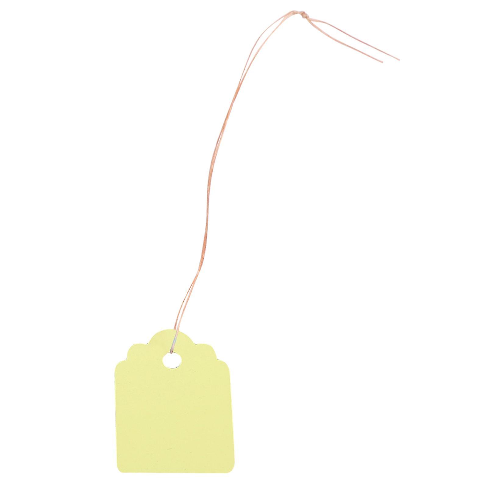 Seed Name Marker 200pcs PVC Hanging Flower Plant Seed Name Tag Label Marker Sign Outdoor Yellow