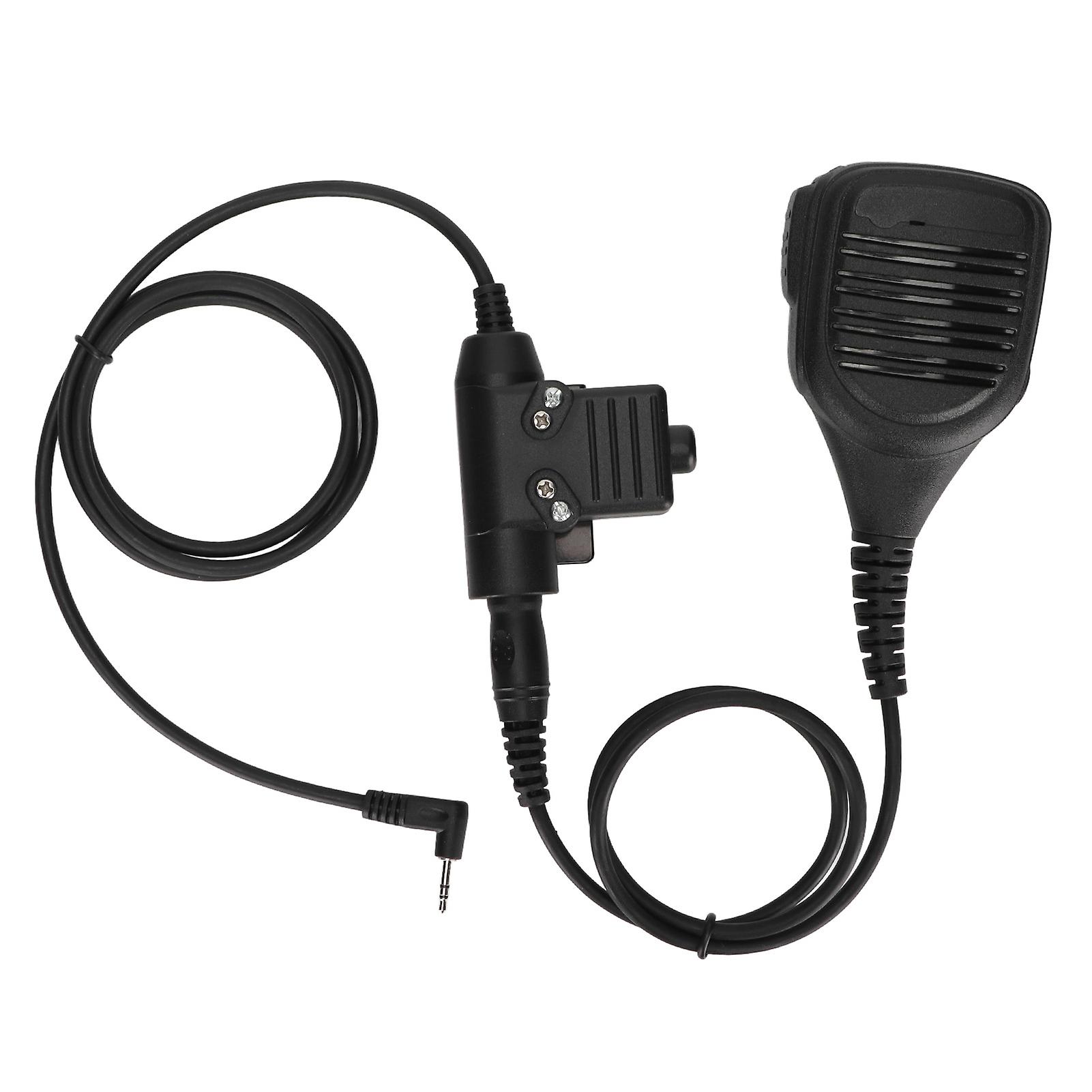 7.1mm Shoulder Microphone Walkie Talkies Microphone with U94 PTT for MOTOROLA T5428 6200C T80