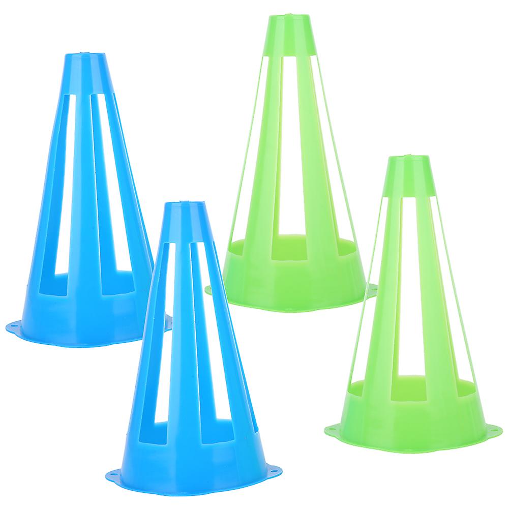 Marking Barrels,4pcs 9in Hollow Out Hurdle Training Cone Football Training Cone Compact and Lightweight