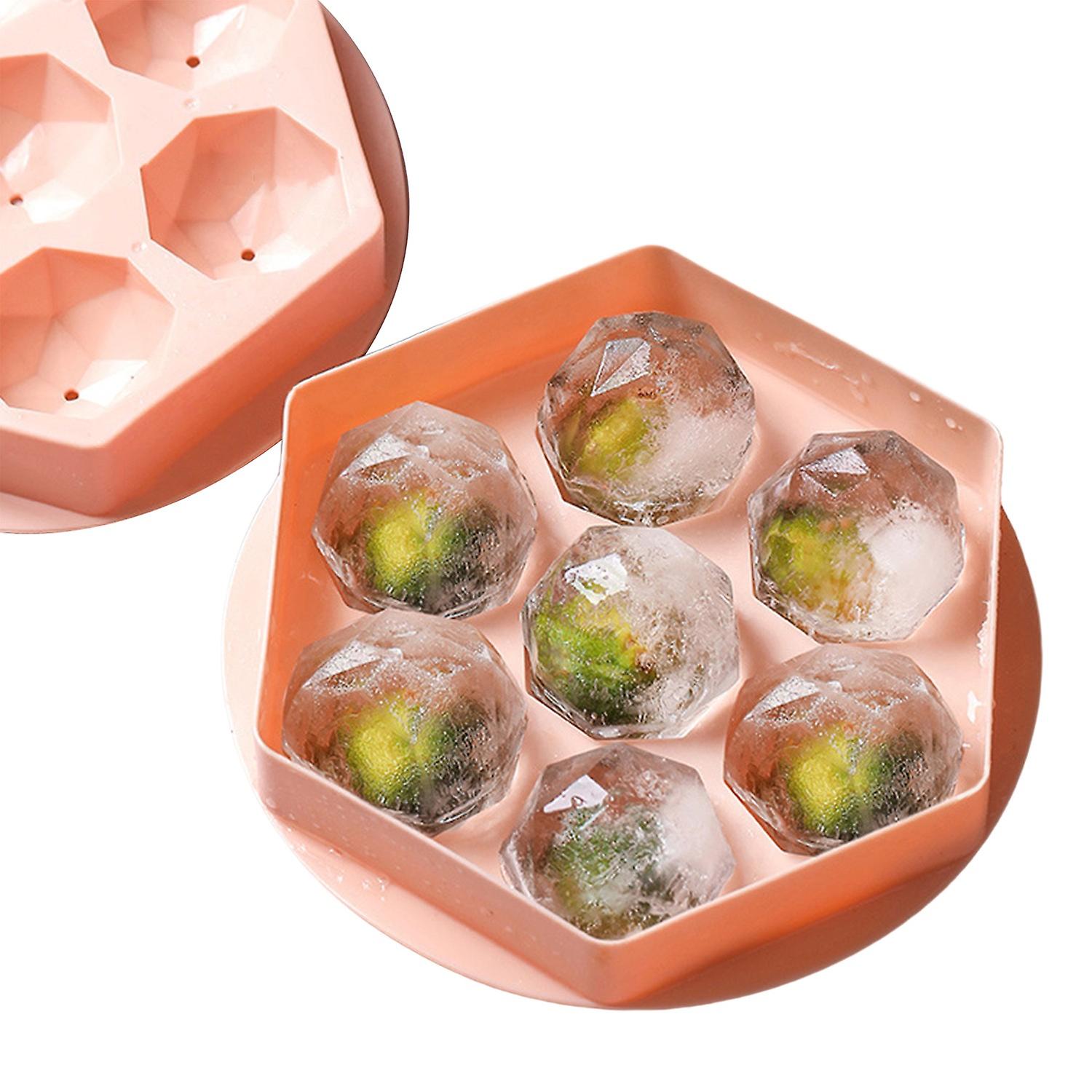 7 Grids/8 Grids Ice Cube Mold BPA Free Spill-resistant PE Removable Lid Ice Ball Maker Kitchen Utens