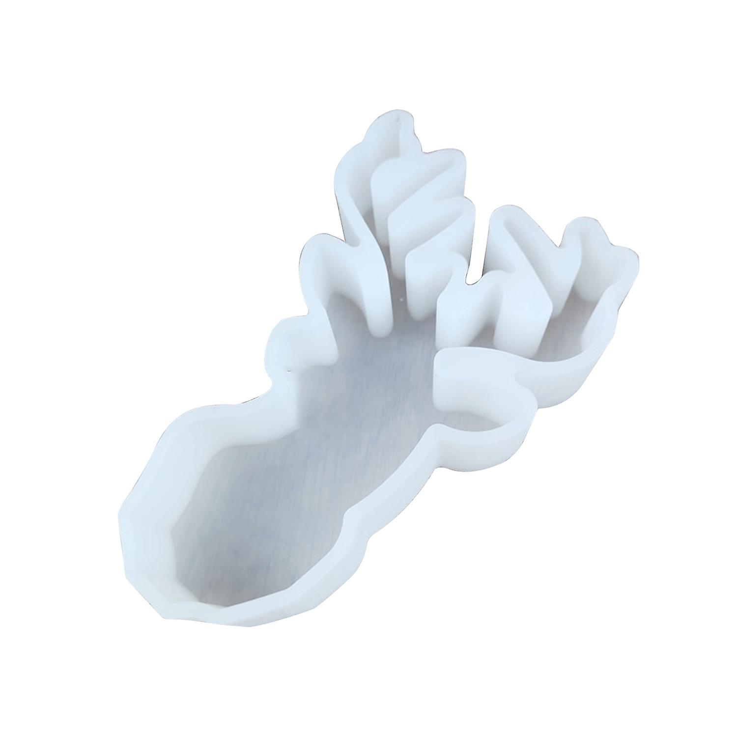 Silicone Mold Christmas Tree Elk Snowflake Shape Easy to Use Non-deformation Non-stick Multi-purpose