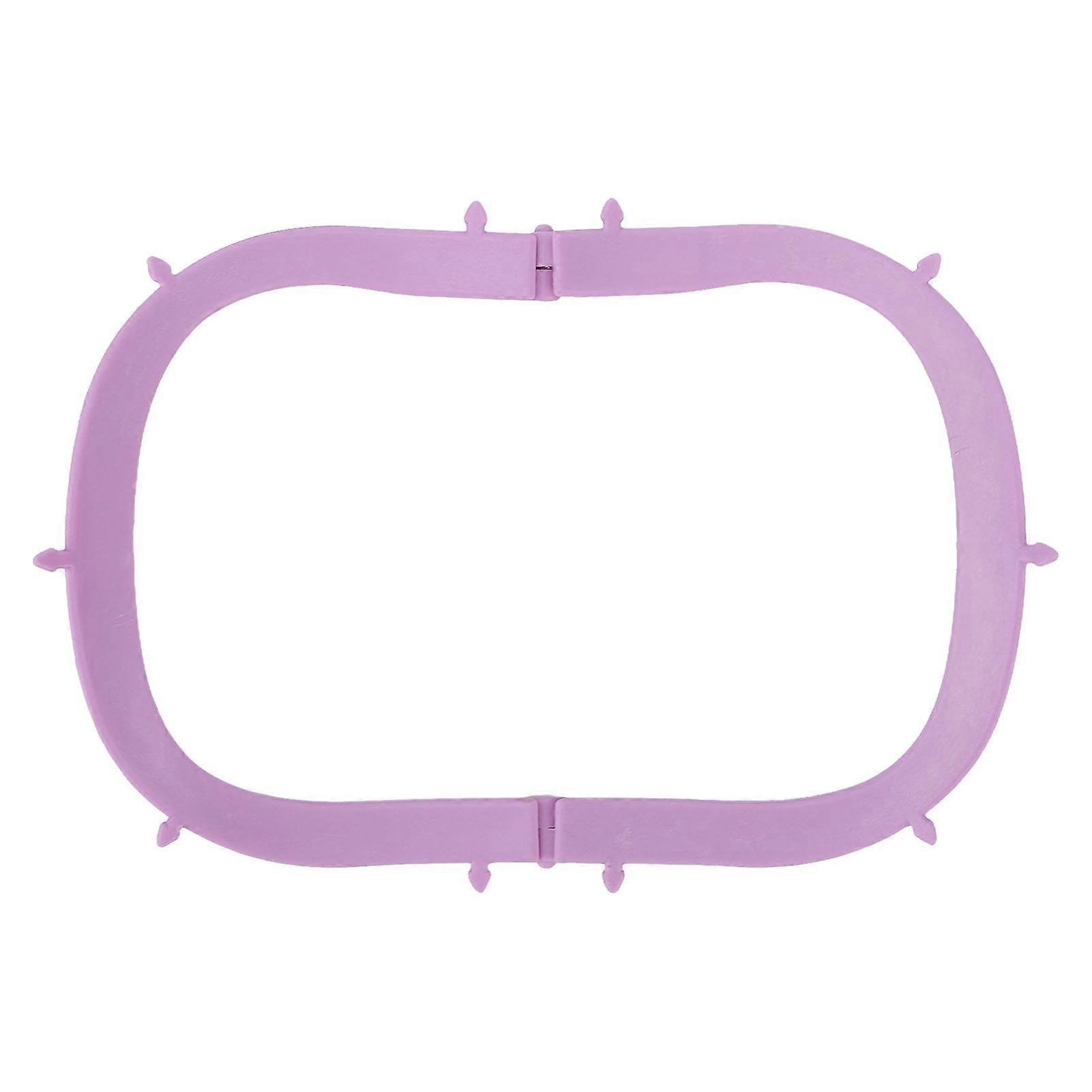 Rubber Dam Frame Purple Foldable Curved Dental Dam Frame Support Holder for for Dentist
