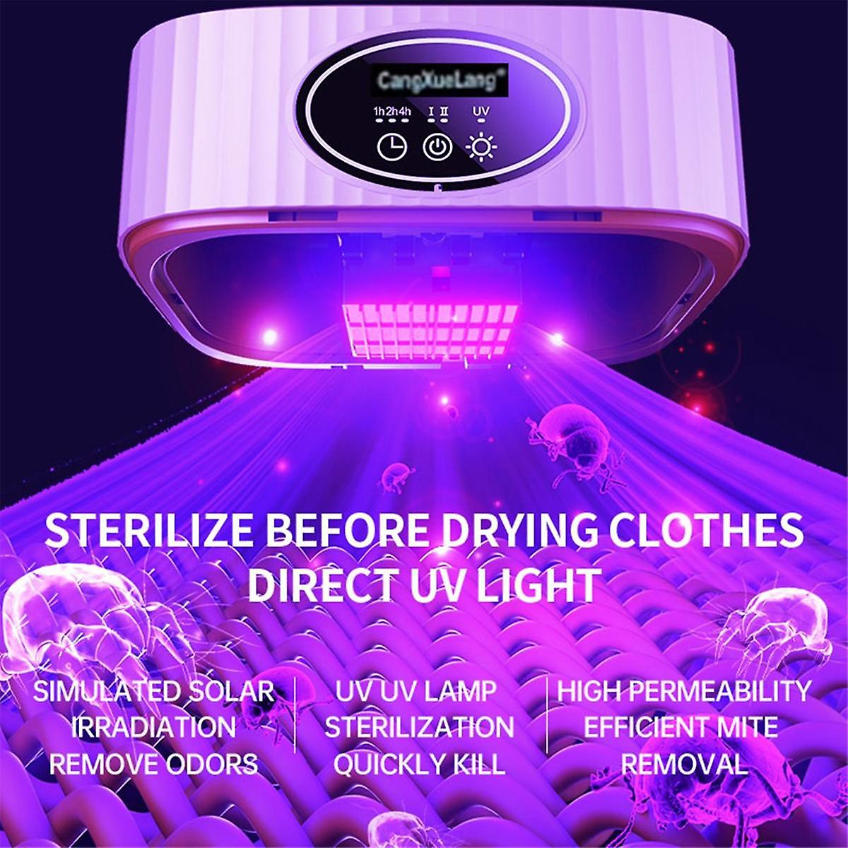 Folded Electric Clothes Dryer Smart Drying Rack Hang Dryer Machine Portable Travel Warm Air Dryer f