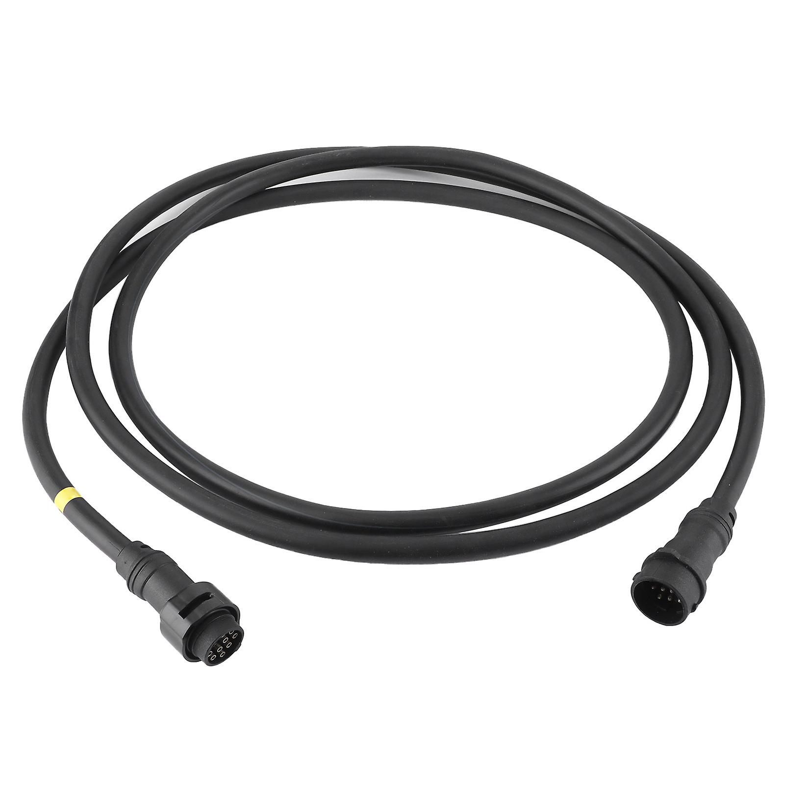 3m Marine Extension Cable 10-Pin Durable External Wire for Outboard Control System Flexible Black Outer Casing Reliable Connection for Optimal Marine