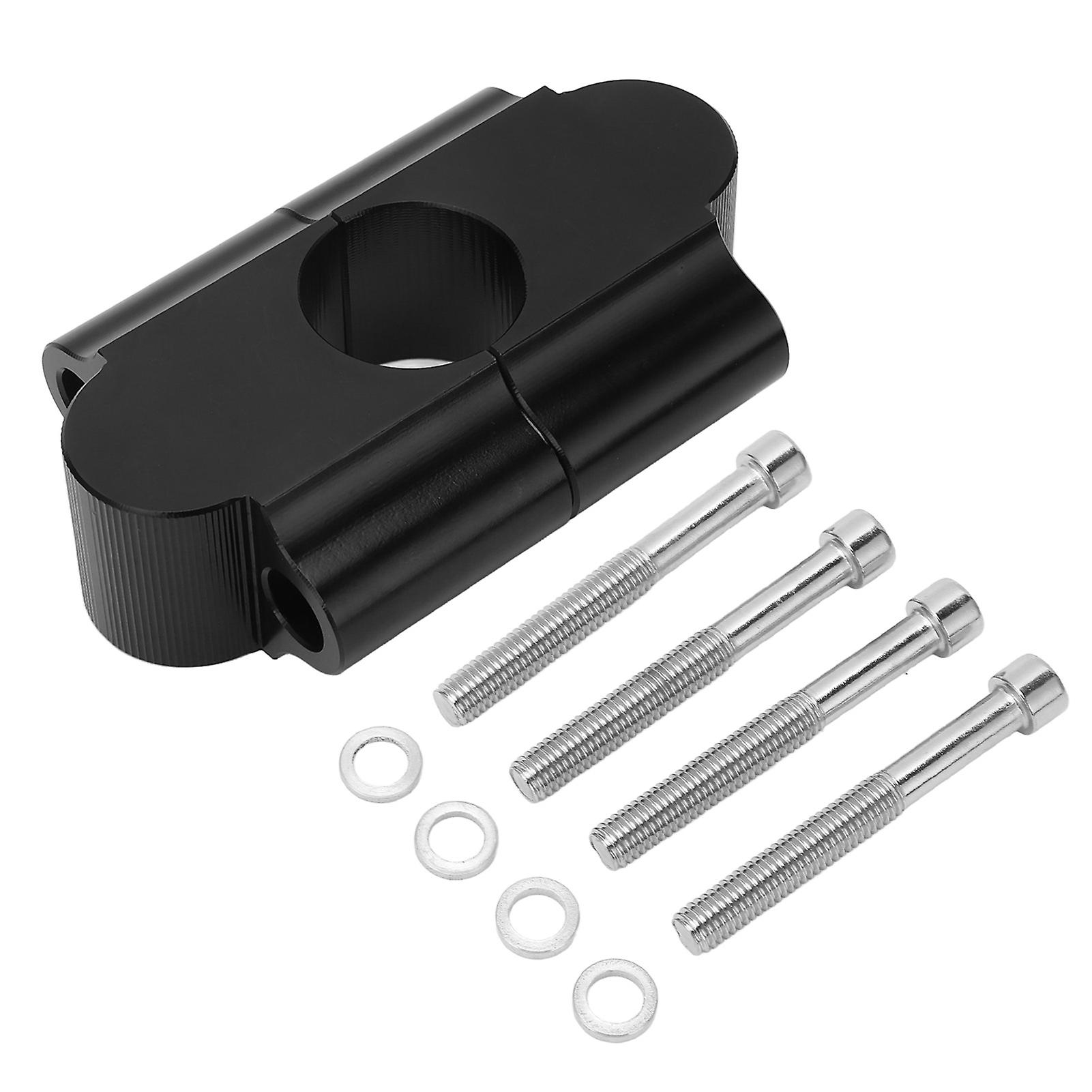 22mm Handlebar Riser Clamp: Lifting Height for Suzuki Models - Black