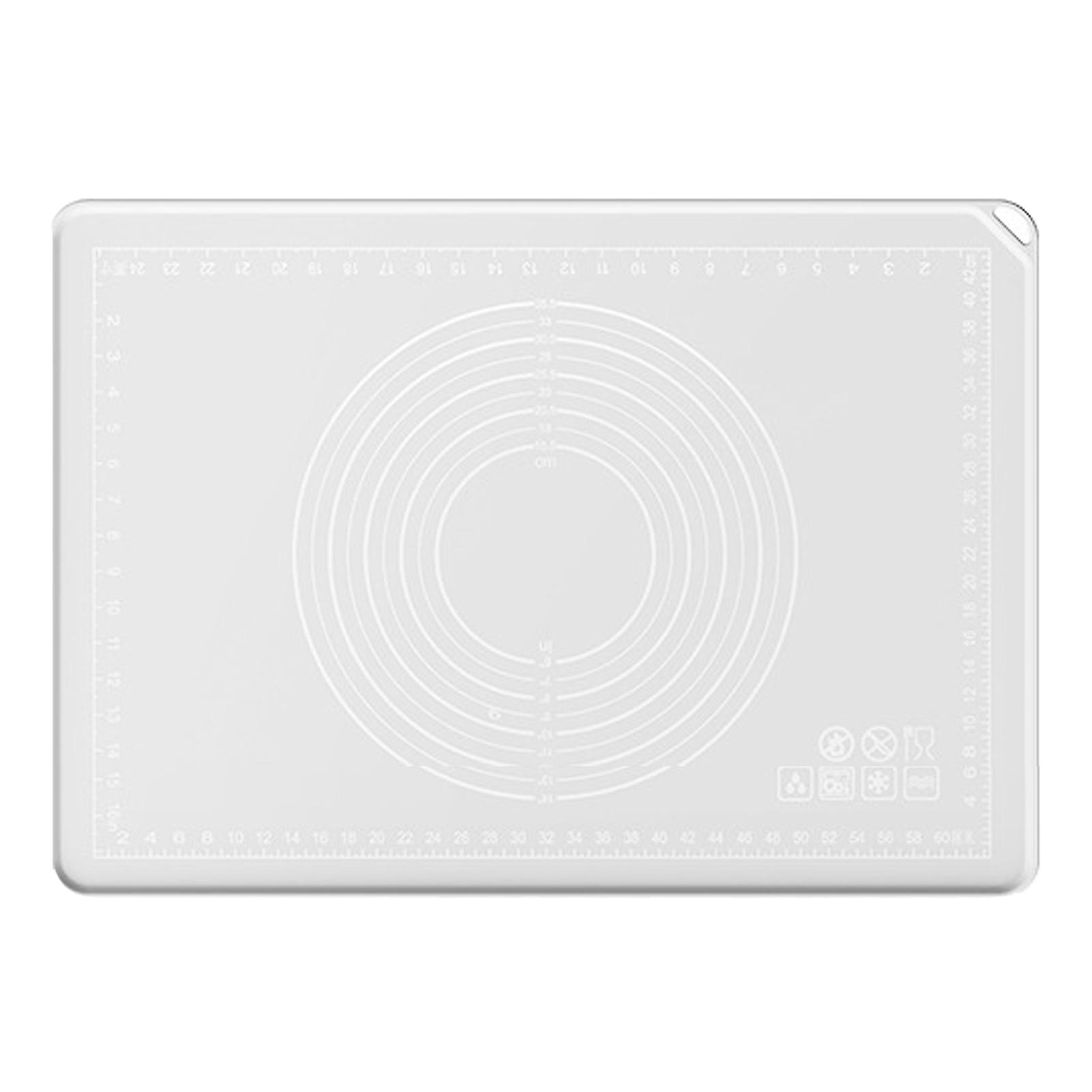 Kneading Pad Scale Design Dough Rolling Mat Convenient Silicone Non-stick Pastry Mat For Home Kitchen