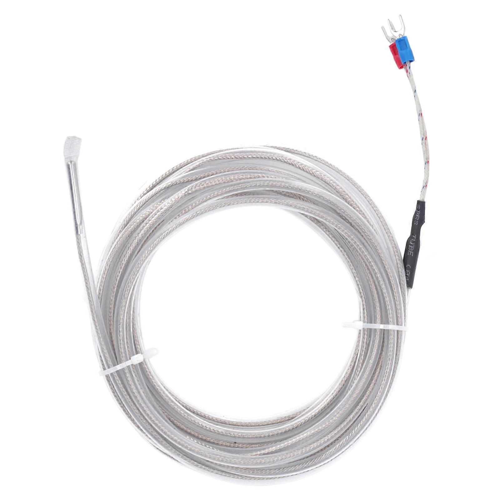 BERM K Type Thermocouple Sensors Probe Waterproof Anti Corrosion Probe Temperature Sensor 5 M / 16.4 Ft