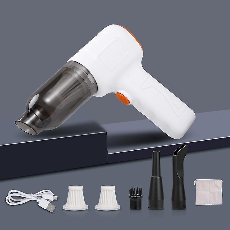 Vacuum Cleaner Brush 200W 2 Filters Storage Bag (White)