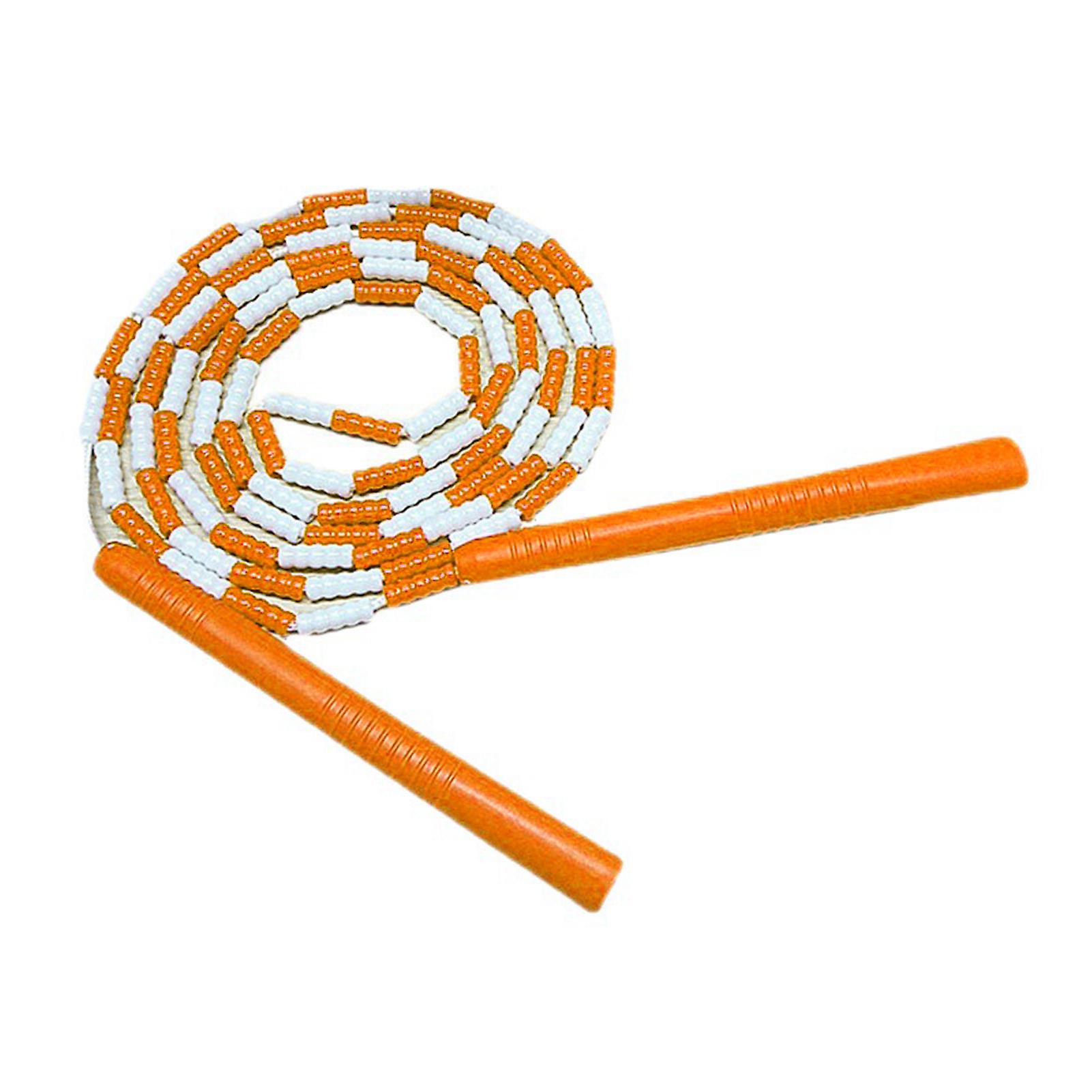 Jump Rope Plastic Flexible Adjustable Soft Wire Skipping Workout Training Tool for Home Gym Orange