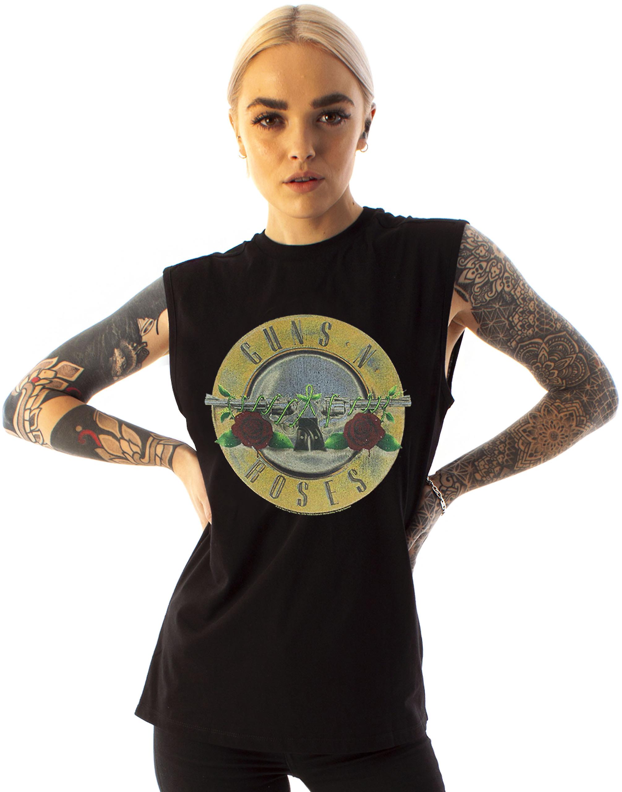 Amplified Clothing 女士无袖 T 恤 黑色 Guns N' Roses