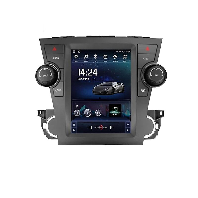 Tesla IPS For Toyota Highlander 2 2007 - 2013 Android 10 Car Radio Multimedia 4G WIFI Carplay DSP