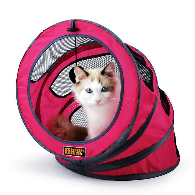 Foldable Storage Spiral Pet Cat Tunnel Toys Breathable Pet Toys