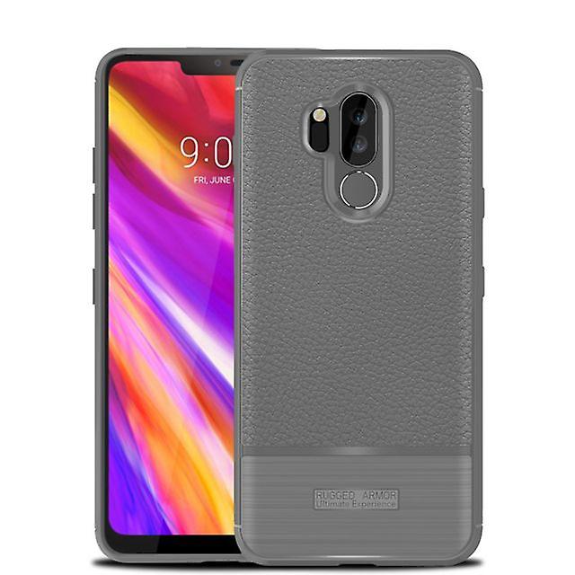 LG G7 ThinQ Soft Shockproof Protective Shell Case - Gray