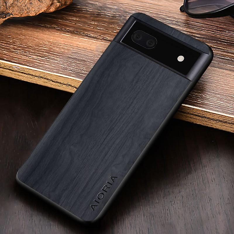 For Google Pixel 7/7 Pro 6A 5A 4A 4 XL Wood Grain Texture Shockproof Case Cover