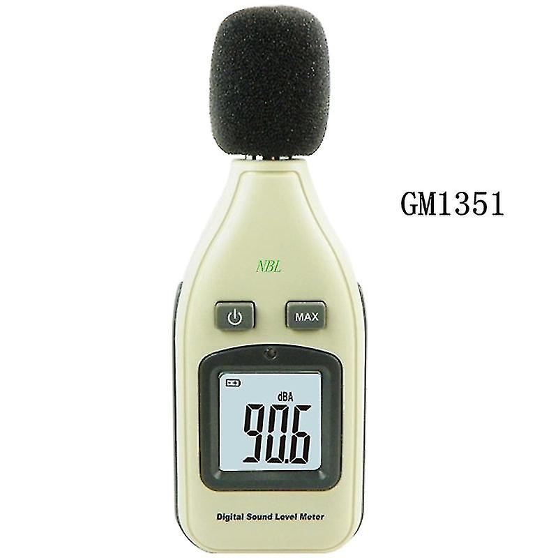 Brand Lcd 30-130db Digital Sound Level Meter Portable Mini Noise Sound Frequency Tester In Decibels Retail Package Gm1351