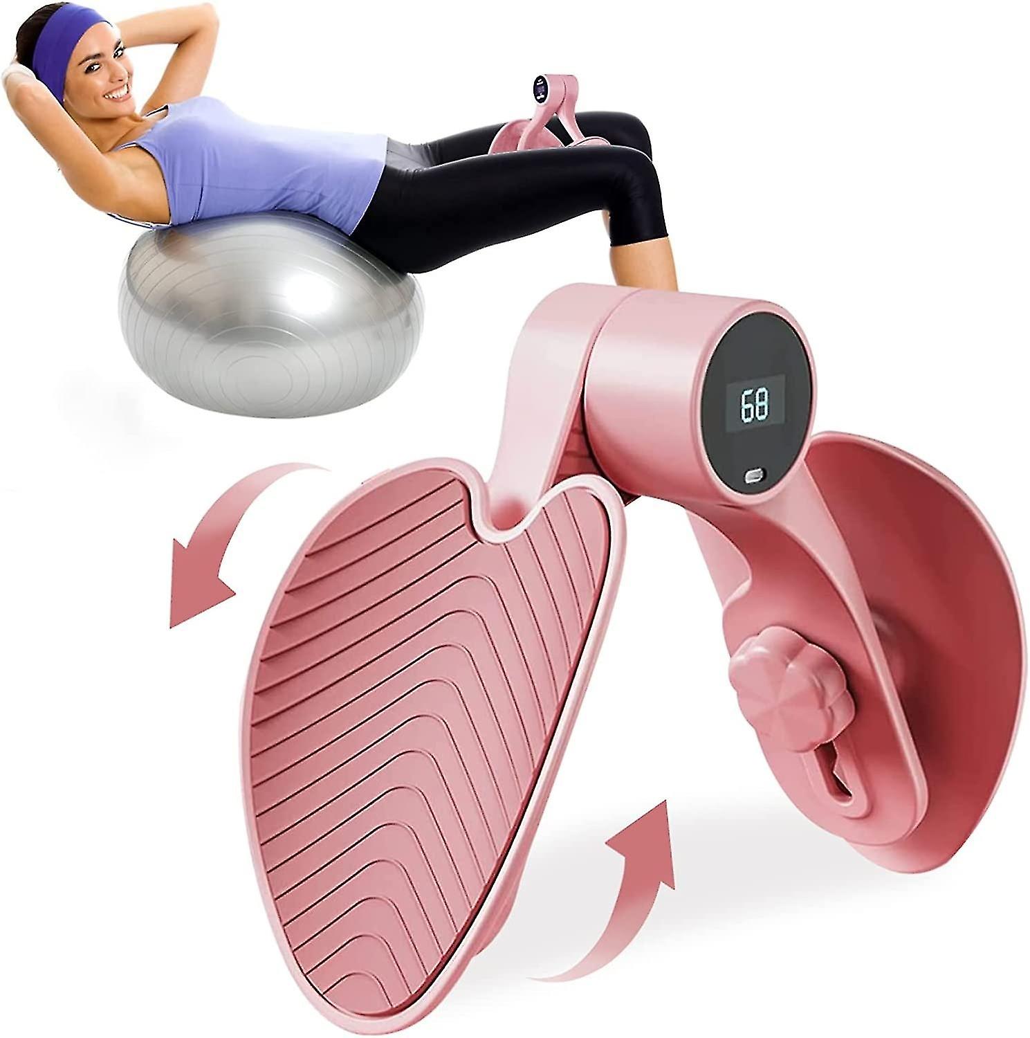 Thigh Exerciser, Inner Thigh Exercise Equipment with Counters, Kegel Exercise Products, Butt and Pel