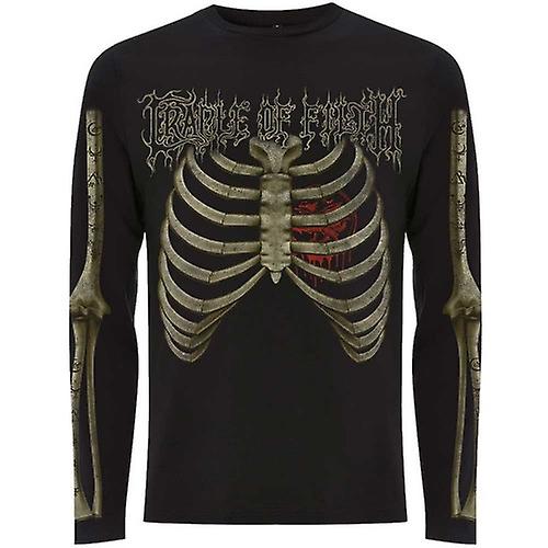 Cradle Of Filth Unisex Adult Skeleton Long-Sleeved T-Shirt