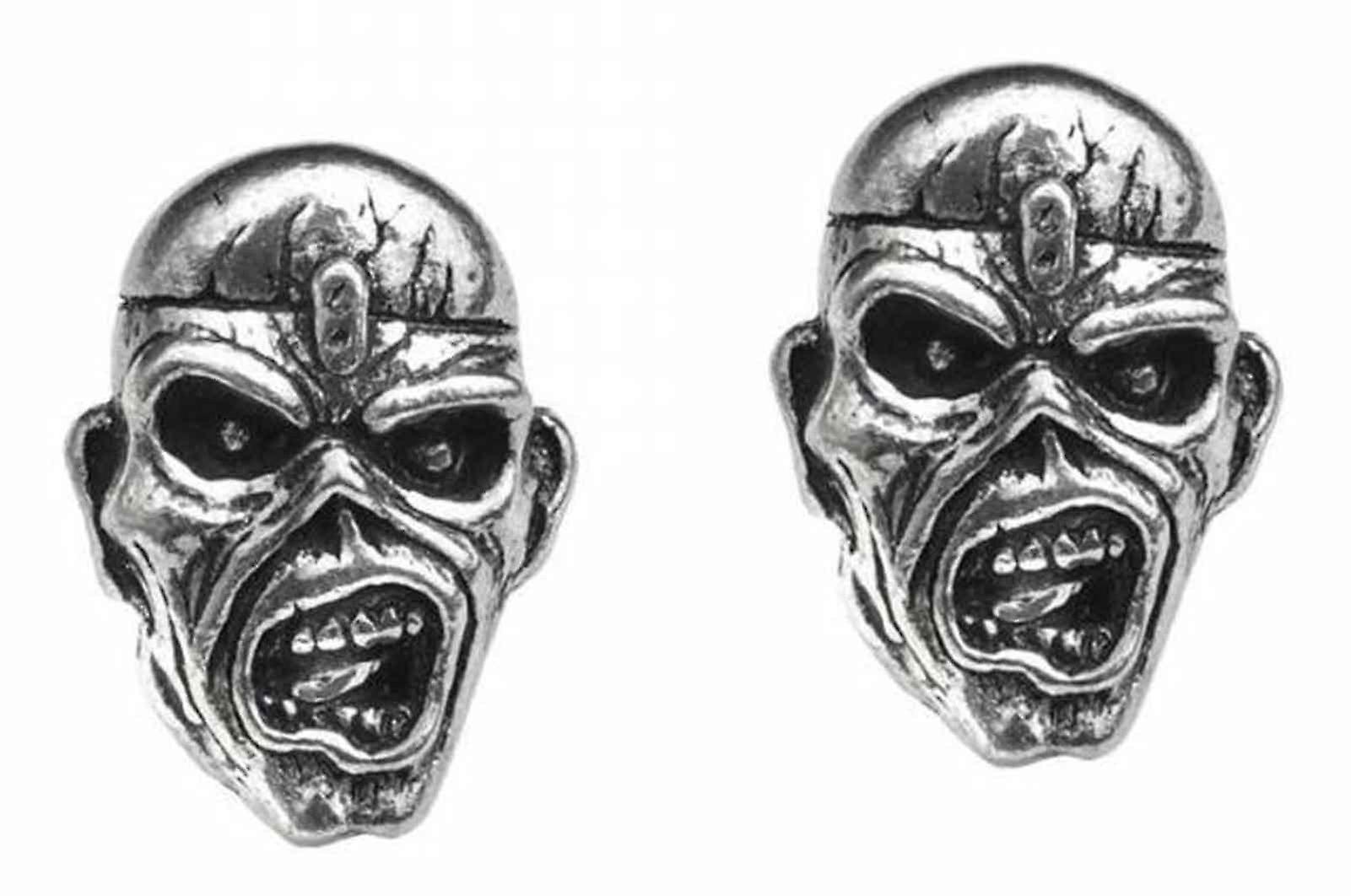 Iron Maiden Piece Of Mind Eddie Stud Earrings