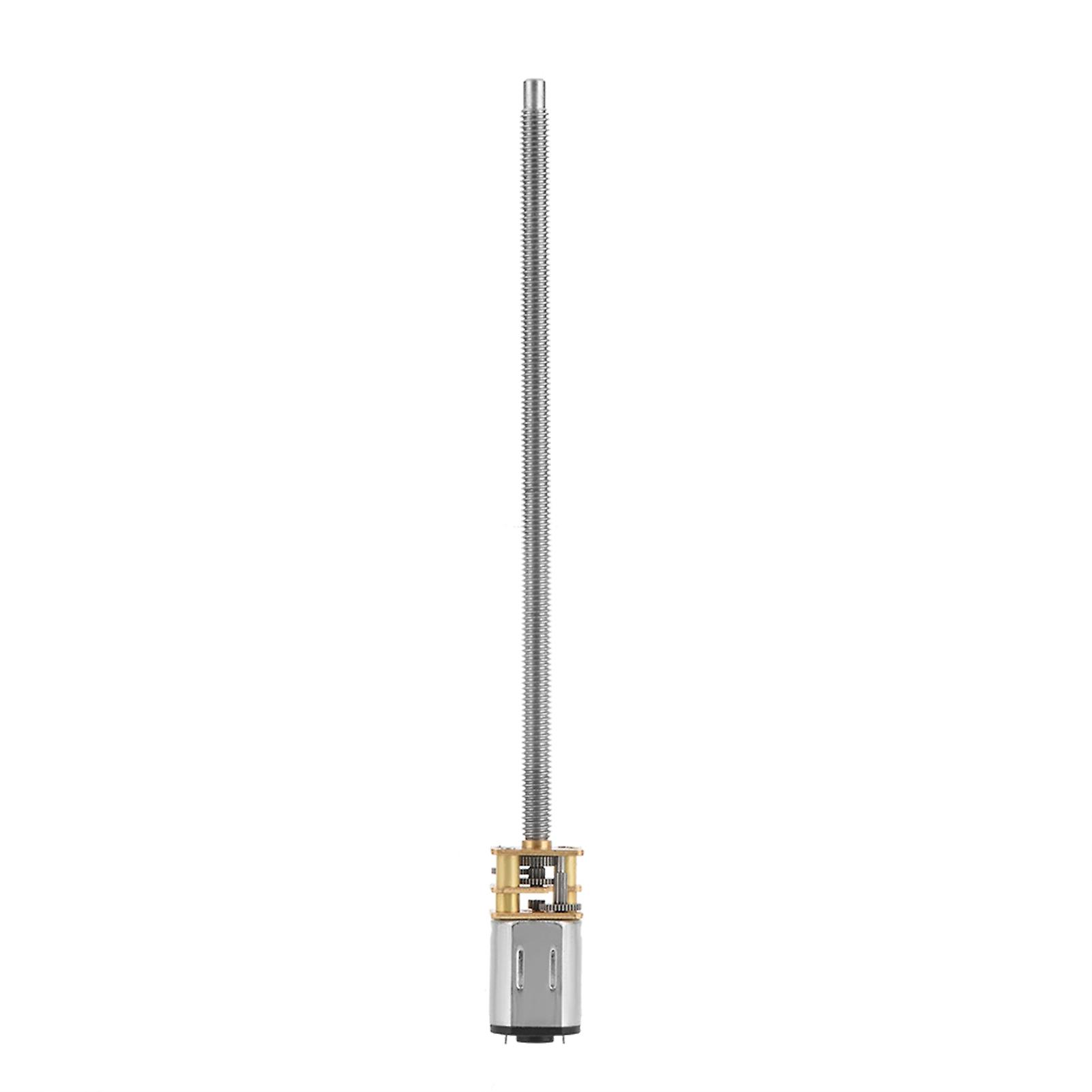 DC 6/12V N20 Gear Box Reduction Motor, Metal Speed Reduction Motor, Gear Box Reduction Motor with Long Output Shaft M4 X 100mm(12V 600RPM) 787AQ