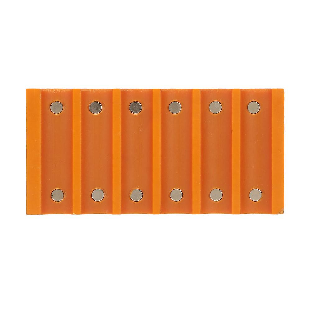 Plastic 6-Section Single Row Adjustable 18650 Battery Spot Welding Fixing Clamp - Battery Welding Accessory