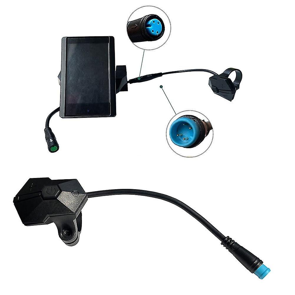 850c P850c Display Controller Button 4 Pin Switch For Bafang Mid Drive Motor Kit E-bike Panel Contro