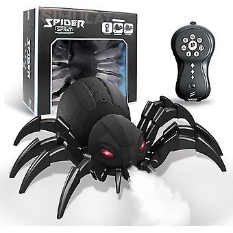 Robot ragno RC realistici, giocattoli ragno telecomandati con spray/luci/musica, regali per ragazzi e ragazze