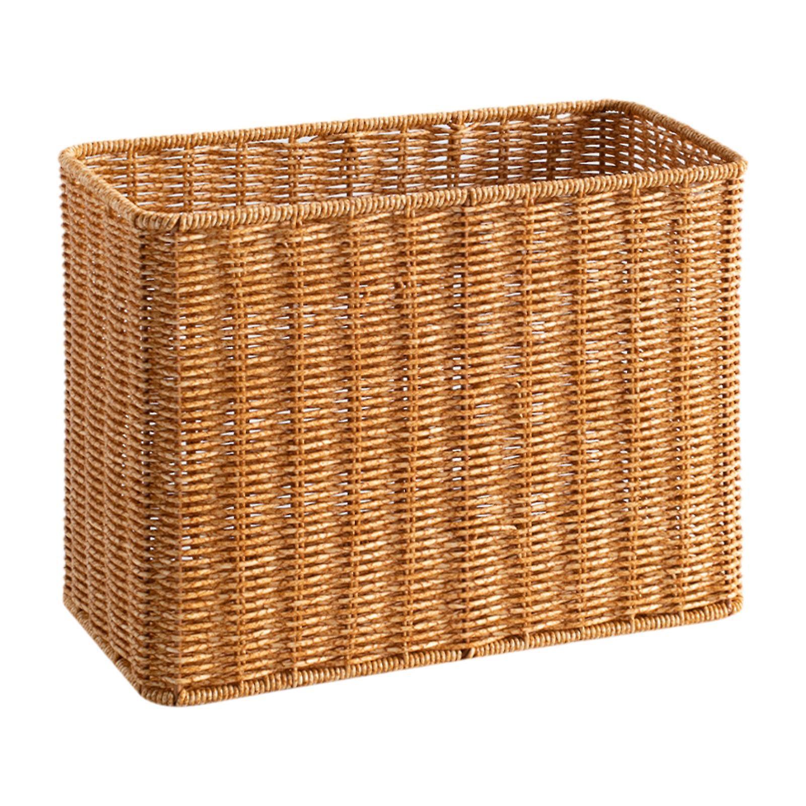 織り整理バスケットコンパクトジャーナルバスケット衣類リビングルームベッドルーム用