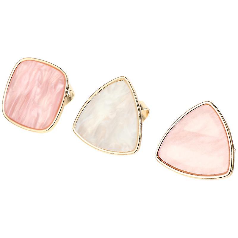 3pcs Nail Art Palettes Ring