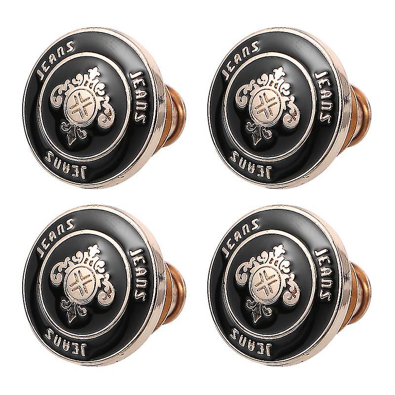 4pcs Jeans Buttons