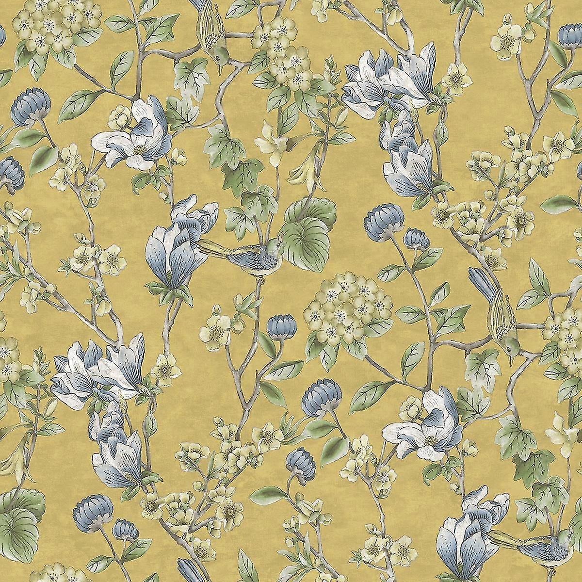 Floral Bird Trail Wallpaper Holden