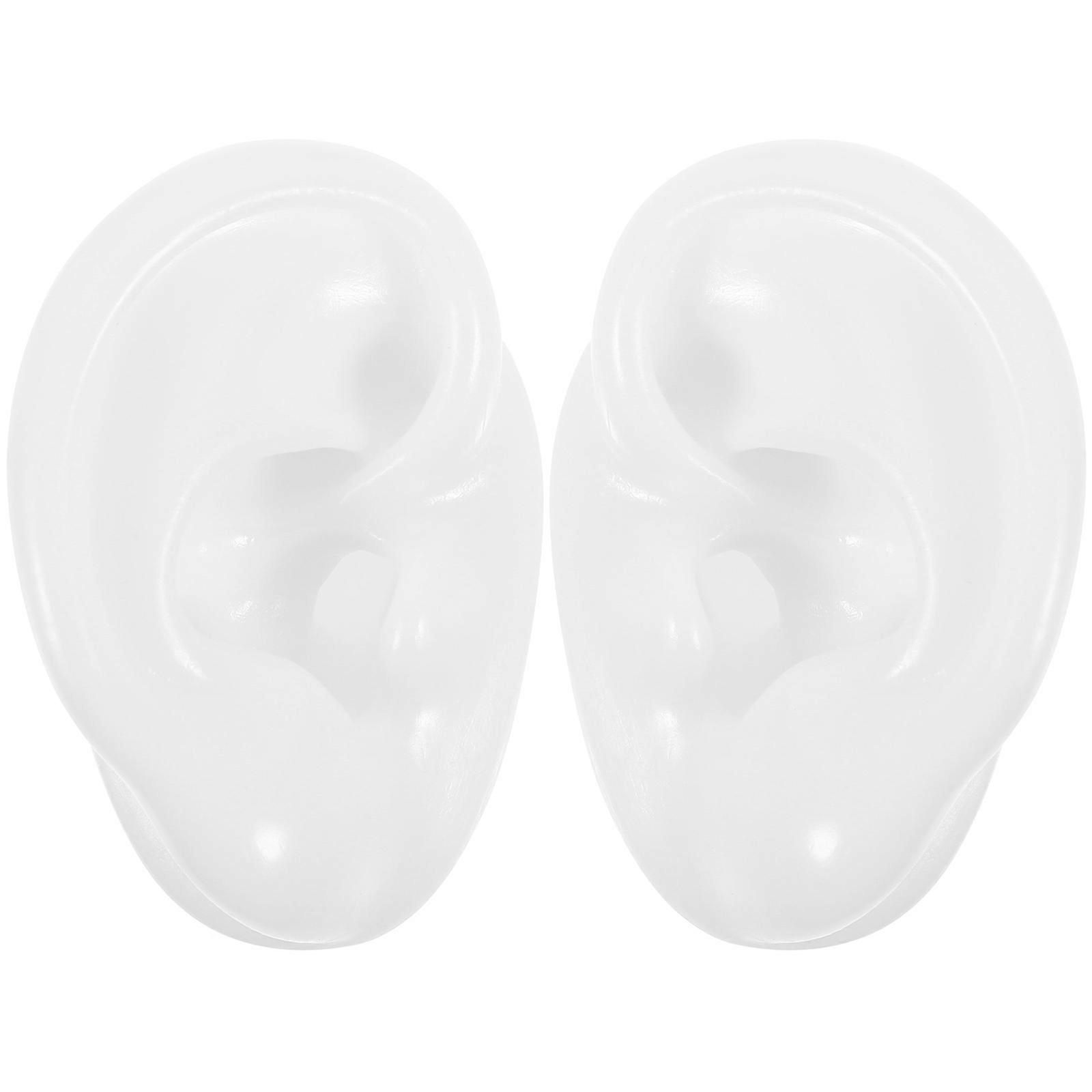 1 Pair Ear Shape Simulation Mold Creative Teaching Model for Ear Cleaning