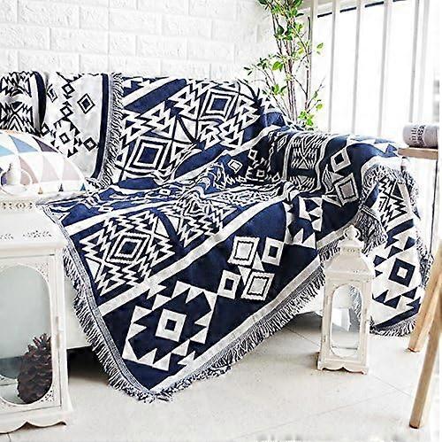 Multi-function Decorative Throw Blanket Sofa Towel Cotton Warm Slipcover 130 x 180cm