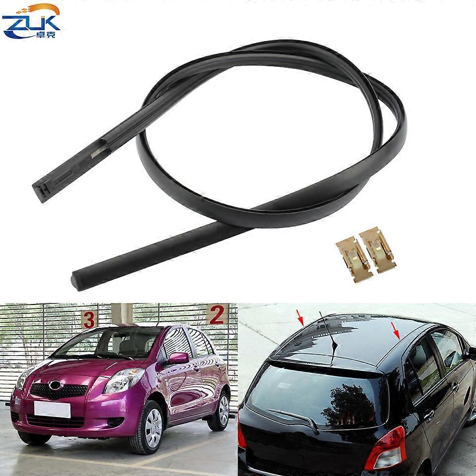 ZUK Car Roof Drip Finish Moulding Strips For TOYOTA YARIS VITZ VIOS Hatchback 2009 2010 2011 NCP90 ZSP91 Free Clips Fasteners