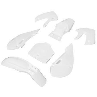 7pcs/set Mudguard Fenders Fairing Kit Motorcycle Accessory Fit for Suzuki DRZ110 RM65White E2U412